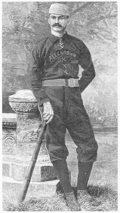 Michael J. Kelly, „A gyémánt királya” az 1880-as években (metszet) alkotó: American School