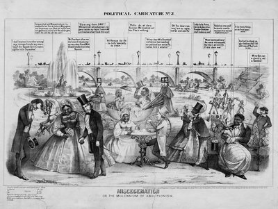Miscegenation, vagy, Az eltörlés évezrede, kiadó: Bromley & Co., New York, 1864 alkotó: American School