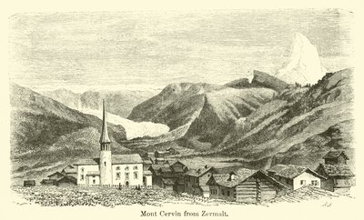Mont Cervin a Zermalttól alkotó: American School