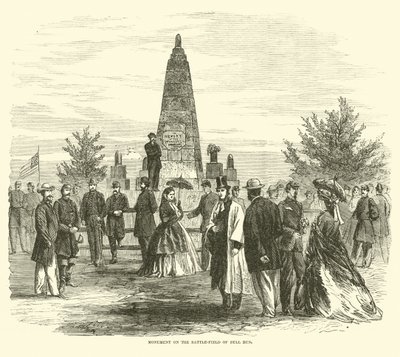 Emlékmű a Bull Run csataterén, 1862. szeptember alkotó: American School