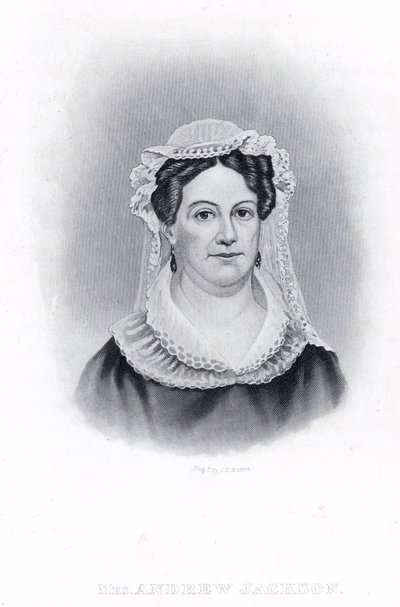 Mrs Andrew Jackson (metszet) alkotó: American School