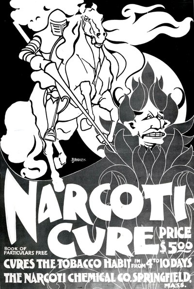 Narcotui-Cure, William H. Bradley tervezte, 1895 alkotó: American School