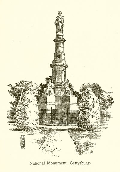 Nemzeti emlékmű, Gettysburg alkotó: American School
