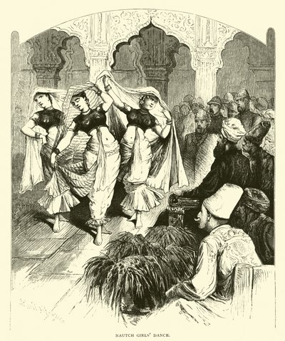 Nautch lányok táncolnak alkotó: American School