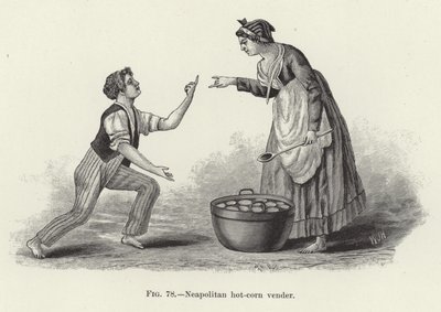 Nápolyi csípős kukorica árus alkotó: American School