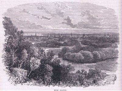 New Haven, illusztráció Cassell története az Egyesült Államok pubjából. készítette: Petter & Galpin 1890 körül (litho) alkotó: American School
