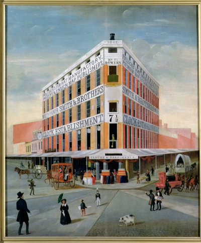No.7 12 Bowery, NYC, 1837-39 körül alkotó: American School