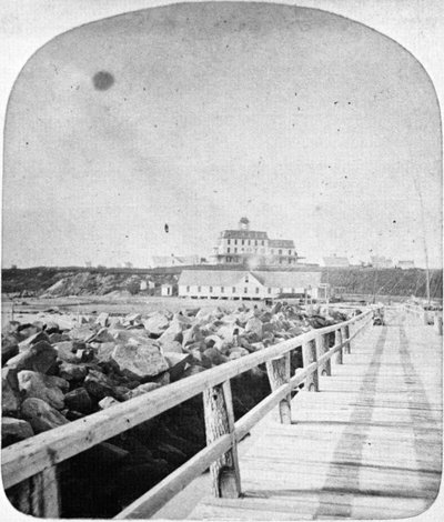 Ocean View Hotel, Block Island, Rhode Island (sztereoptikus csúszda) alkotó: American School