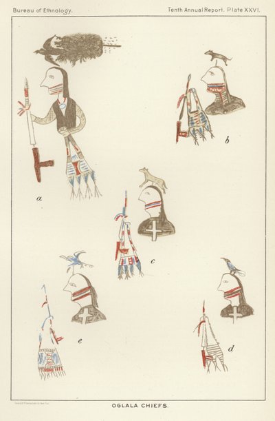Oglala főnökök alkotó: American School