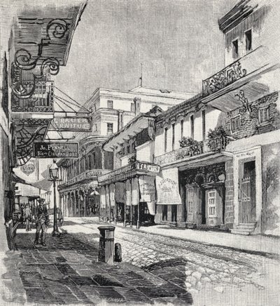 Old St. Louis Hotel, később The State House, New Orleans, a „The Century Illustrated Monthly Magazine”-ból, 1883. május–október alkotó: American School