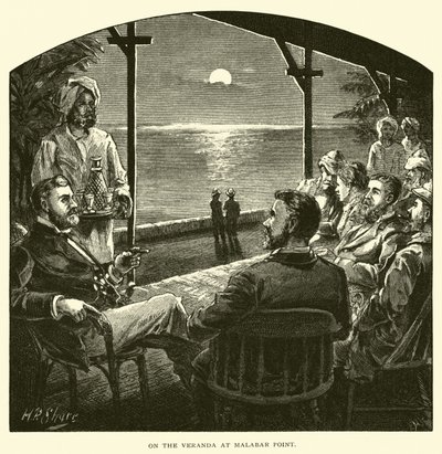 A Malabar Point verandáján alkotó: American School