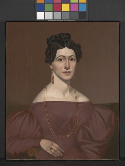 Eliza C. Ayres portréja (olaj, vászon) alkotó: American School