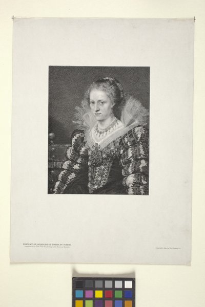 Jacquelin De Cordes portréja (tinta) alkotó: American School