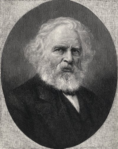 Henry Wadsworth Longfellow portréja, a 