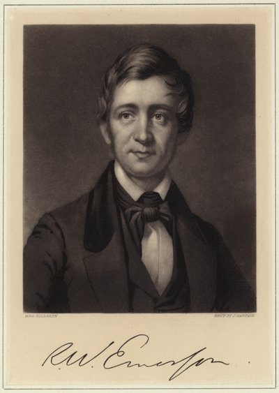Ralph Waldo Emerson portréja alkotó: American School