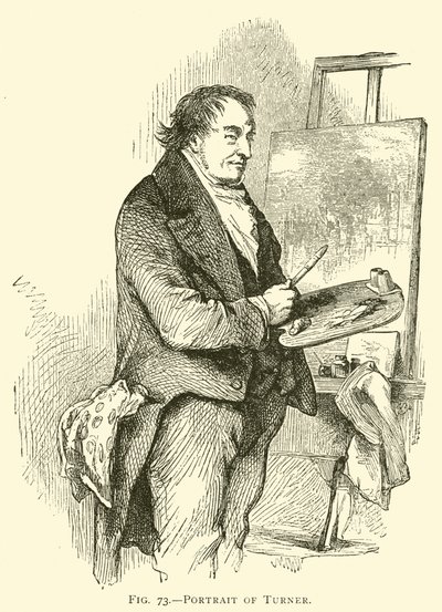 Turner portréja (metszet) alkotó: American School