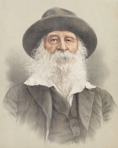 Walt Whitman (1819-91) portréja alkotó: American School