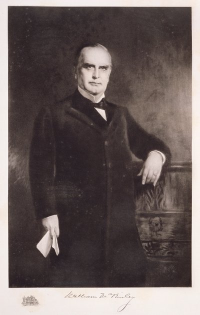 William McKinley portréja alkotó: American School