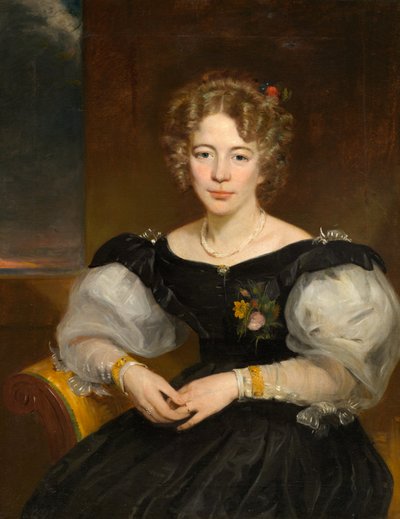 Hölgyportré, 1825-35 körül (olaj, vászon) alkotó: American School