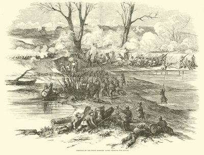 A hatodik Missouri helyzete a Bayou átkelése után, 1862. december alkotó: American School