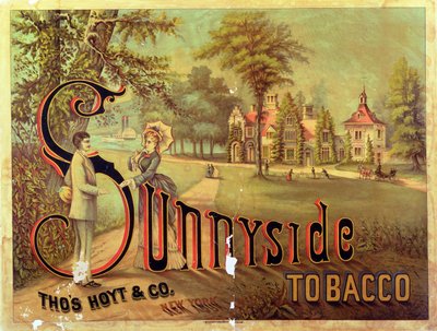 Sunnyside Tobacco reklámplakát alkotó: American School