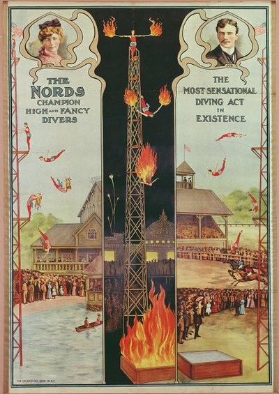 The Nords - Champion High and Fancy Divers reklámplakát alkotó: American School