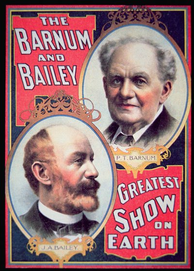 A „The Barnum & Bailey Greatest Show on Earth” című plakát alkotó: American School
