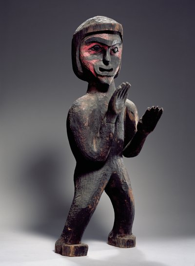 Potlatch figura (festett fa) alkotó: American School
