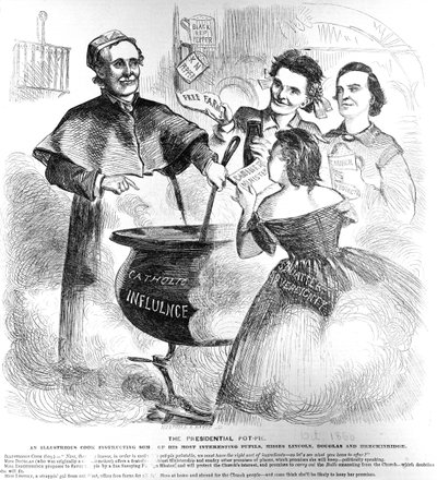Presidential Pot Pie, Frank Leslies Budget of Fun, 1860. október 1 alkotó: American School