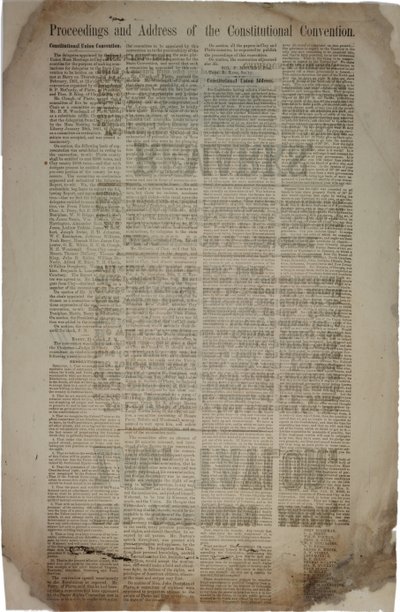 Az Alkotmányos Konvent eljárása és címe, 1861. március 19 alkotó: American School