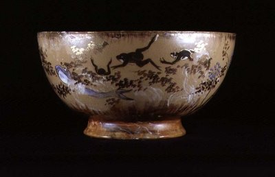 Punch Bowl a "paszta a pasztára" módszerrel, az Ohio állambeli Cincinnatiben található Rookwood gyárból alkotó: American School