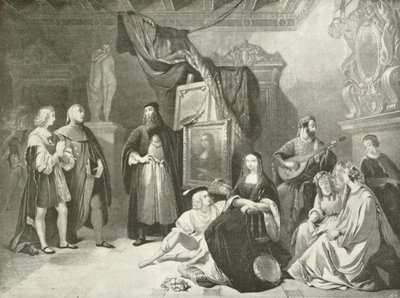 Raphael bemutatkozott Da Vincinek (mélynyomás) alkotó: American School