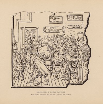 Római vasúti kutatások (litho) alkotó: American School