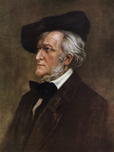 Richard Wagner (litográfia) alkotó: American School