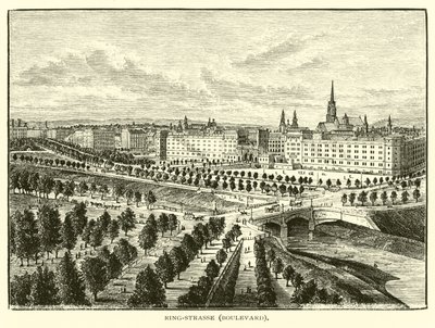 Ring-Strasse, Boulevard alkotó: American School