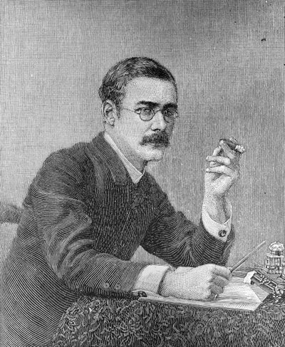 Rudyard Kipling (1865-1936) 1890 alkotó: American School