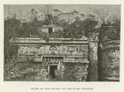 Az Apácák Palotájának romjai, Yucatan alkotó: American School