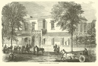 Shermans főhadiszállása Savannah-ban, 1864. december alkotó: American School