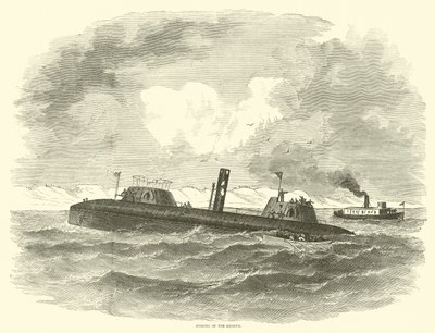 A Keokuk elsüllyesztése, 1863. július alkotó: American School