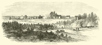 Spotsylvania bírósági épülete, 1864. május alkotó: American School