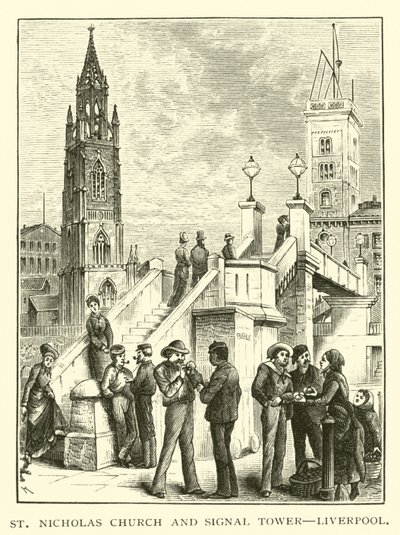 Szent Miklós-templom és Signal Tower, Liverpool alkotó: American School