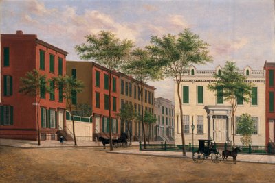 Street Brooklynban, 1880-90 alkotó: American School