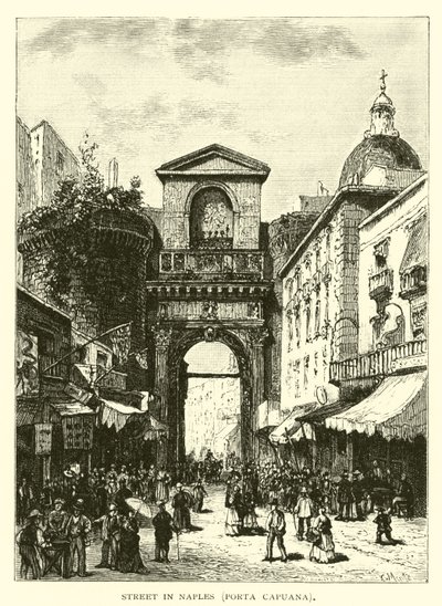 Utca Nápolyban, Porta Capuana alkotó: American School