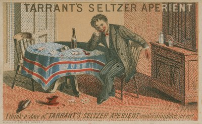 Tarrants Seltzer Aperient, kereskedelmi kártya alkotó: American School