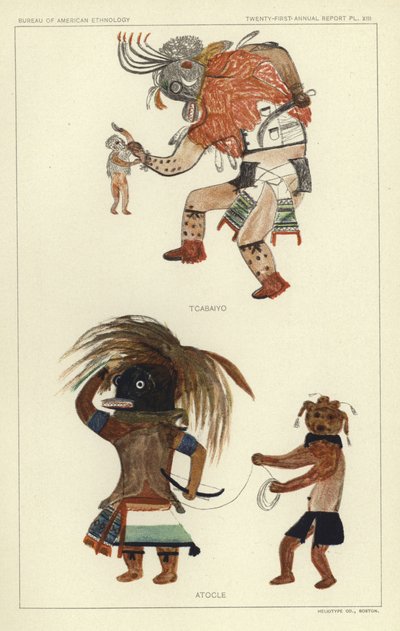 Tcabaiyo, Atocle (színes litográfia) alkotó: American School