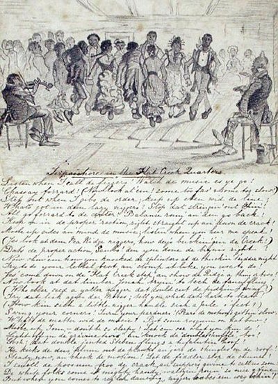 Terpsichore in The Flat Creek Quarters, Pea Ridge, 1860 körül (ceruza papíron) alkotó: American School