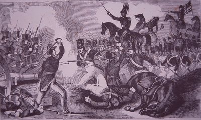 A churubuscói csata, mexikói-amerikai háború alkotó: American School