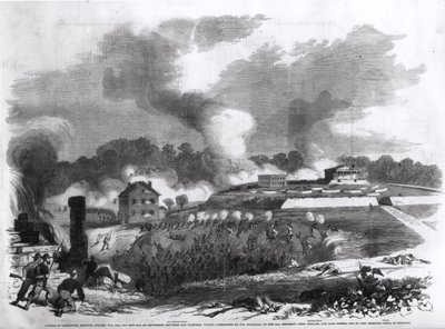 A lexingtoni csata (Missouri állam), 1861. szeptember 17-20., „Frank Leslie: Az amerikai polgárháború képi története”, 1862 alkotó: American School