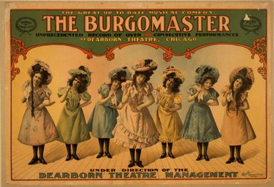 A polgármester, 1899 körül (színes litográfia) alkotó: American School