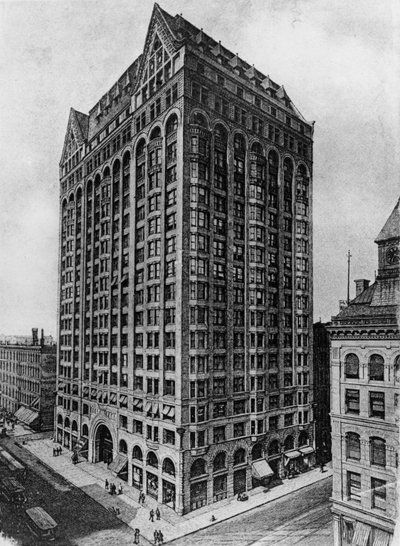 A Capitolium épülete, más néven szabadkőműves templom, Chicago, 1892-1939 alkotó: American School